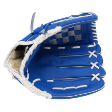 Leder-Baseball-Handschuh für Erwachsene und Jugendliche, Blau, 31,7 cm / 12,5 Zoll
