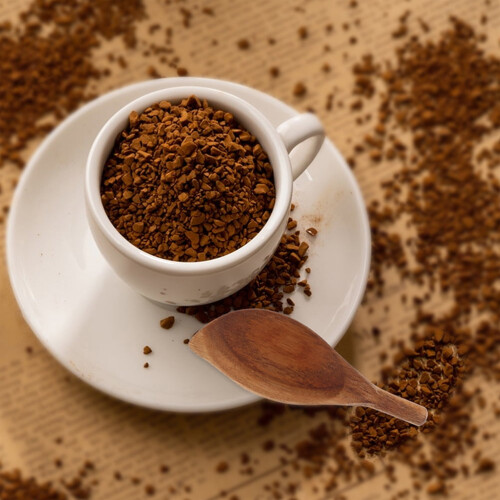 2Pcs Wooden Creative Coffee Bean Spoon Light Brown Irregular Shape for Stirring and Scooping 2