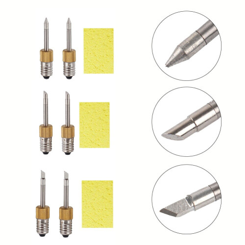 E10 Interface Soldering Iron Tips Welding Tips USB Soldering Tip Set B C K Type Suitable For General Welding Applications 2