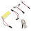 COB LED Light Panel 6000K White T10 Adapter 36LED 4
