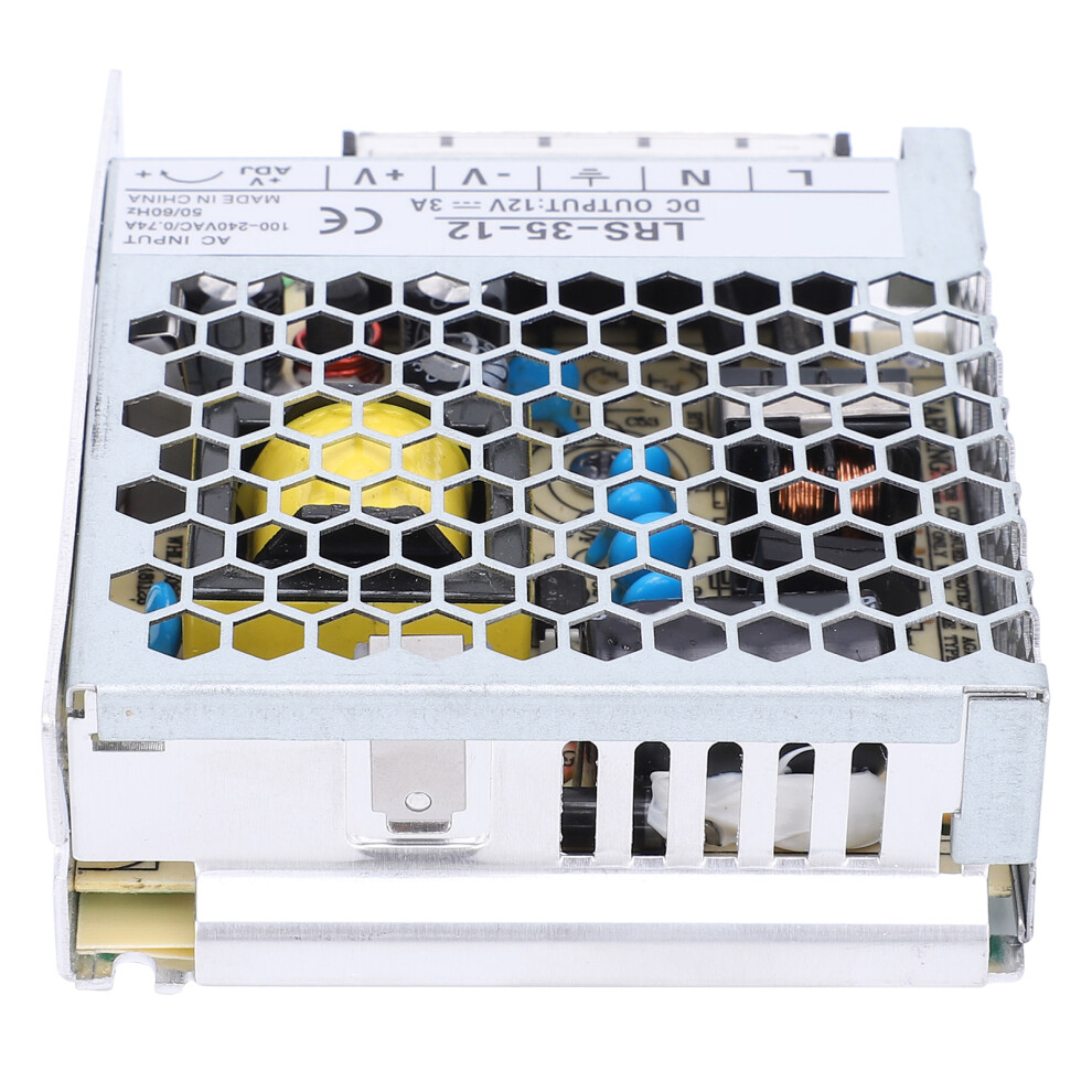 35W Aluminum Power Supply Lrs-35-12/24 With Led Indicator, 85~264Vac 9441391595347