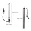 1Pack Capacitive Stylus Pen for Laptops Touch High Sensitivity 2
