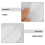 Cushion for Bra Straps Washable 6Pcs White 5