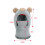 Bear Face Knitted Hat and Neck Gaiter Set for Kids 3
