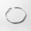 925 Sterling Silver Simple Open Bangle for Women 2
