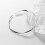 925 Sterling Silver Simple Open Bangle for Women 3