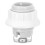Porcelain Light Socket Base Ceramic White 1Pcs 1.8in 6