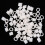 100pcs Silicone Dental Color Code Rings for Orthodontics White 9