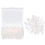 100pcs Silicone Dental Color Code Rings for Orthodontics White 16