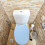 Schaumstoff-Toilettensitzbezug – länglich, blau, 1 Stück 4