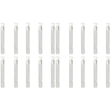 96Pcs White Bubble Bottle Set with Heart Wand Caps for Wedding Favors