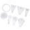 10 Stück Quilting-Lineale – transparentes Acryl-Set 1