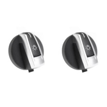 2X Auto-Scheinwerfer-Steuerschalterknopf 61316803962 für F01 F02 F07 F10 F06 F12 F13 F25 Scheinwerfer-Lampen-Betriebsbeleuchtung