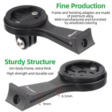 Deemount Road Bike Stem Extension Support Holder for SL7/SL8 Bicycle Headlight Camera Bracket for B01B