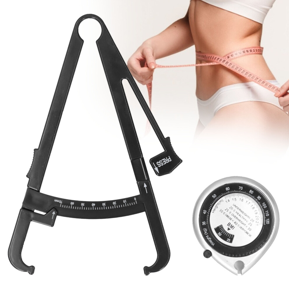 Body Fat Caliper & BMI Tape Set â Accurate Measurement for Fitness