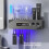 UV Sanitizing Toothbrush Holder  Wall-Mounted Toothbrush Organizer with Automatic Toothpaste Dispenser 7