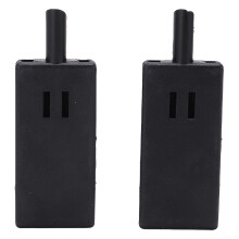 2x Lock Knob Tab 15214027 ABS Ebony