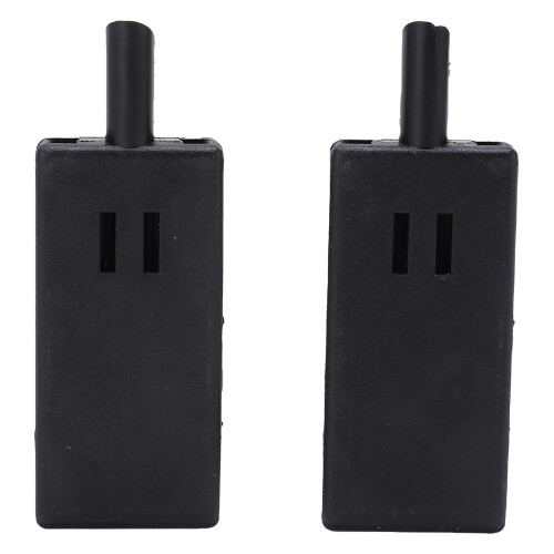 2x Lock Knob Tab 15214027 ABS Ebony