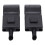 2x Lock Knob Tab 15214027 ABS Ebony 3