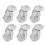 6Pcs Silver Locking Guitar Tuning Peg Set, 17.5mm Handle Length 1