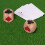 2Pcs Double trumps Marker Dices Replacement Wooden Cubes Dices 2