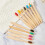 12-Pack Bamboo Toothbrushes for Kids, Eco-Friendly Biodegradable Handles, Soft Bristles 7