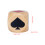 2Pcs Double trumps Marker Dices Replacement Wooden Cubes Dices 7