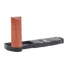 L-Form-Handgriff für Lumix S9 Kamera aus Holz und Aluminiumlegierung, schwarz