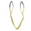 3T Flat Webbing Lifting Sling 75mm, 3m, Yellow, High Strength 13