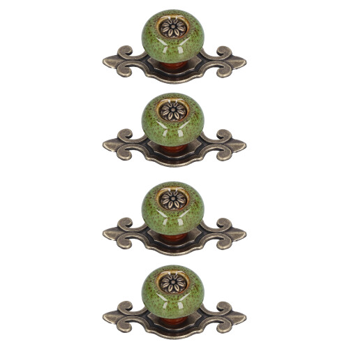 4 Zinc Alloy Cabinet Handle Set