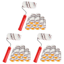 3Sets Wall Paint Roller Brush Set Assorted Color Material