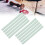 10Pcs MultiColor Sealing Wax Sticks, Small Round Stamp Tools, Green 1