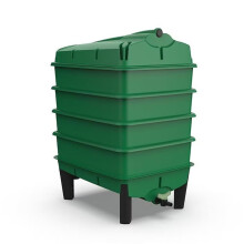 4-Tray Worm Composter Kit in Green-Includes Worms