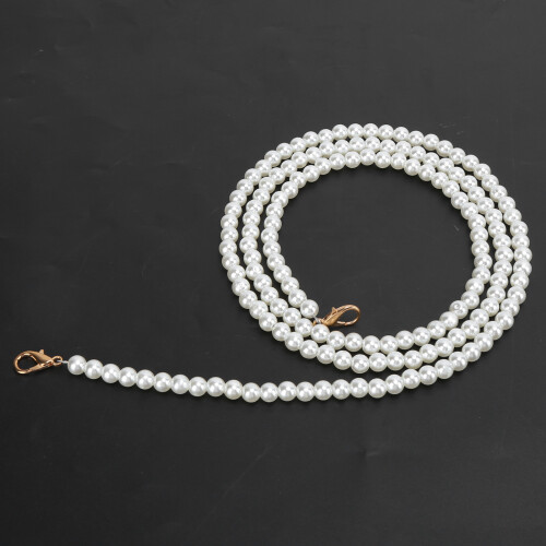 2pcs Silver & Gold Replaceable Bag Strap 1.2m Purse Chain Accessory 2