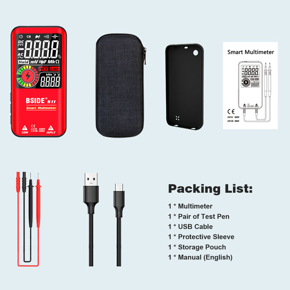 BSIDE S11 Intelligent Multimeter 9999