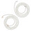 2pcs Silver & Gold Replaceable Bag Strap 1.2m Purse Chain Accessory 6