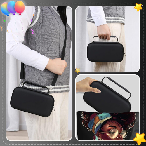 3D Printing Pen Case, Hard Shell Travel Bag with Shoulder Strap for SCRIB3D P1, Mesh Pocket 1