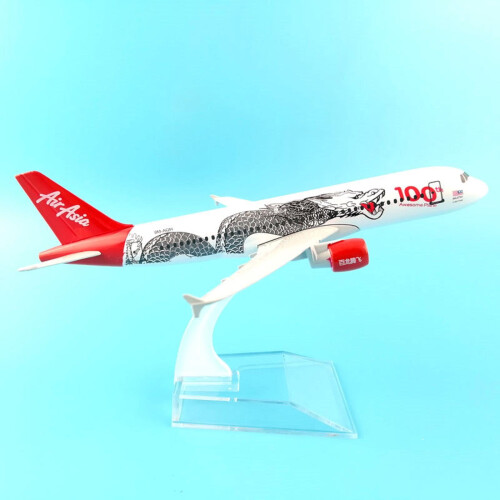 Asia Dragon A320 Alloy Plane Model 1/400 Scale 16cm 2