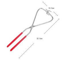 2X Stainless Steel Caliper Pottery Clamp Clay Sculpture Dipping Tongs Pottery Kiln Hand Clamp Clay Modeling