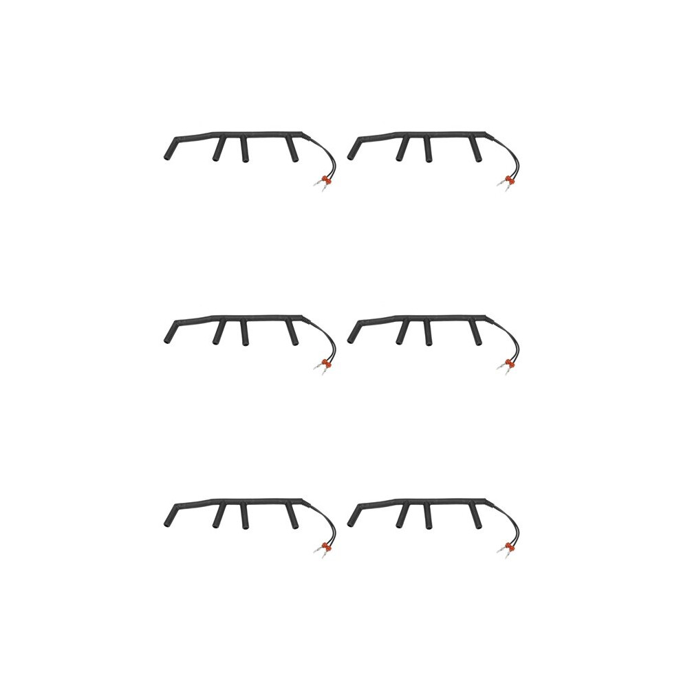 6X Car Glow Plug Wiring Harness For Mk4 Mk3 B4 Beetle 1997-2003 1.9 Tdi L4 Alh 028971766 Black 6033588839414