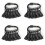 24PCS Bit Holders Keychain, 1/4 Inch Hex Shank Bit Holders, Quick-Change Design for Nut Driver, Screwdriver & Drill Bits 2