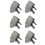 6X High Quality 5 Pin D12 MAP Gas Pressure Sensor for AEB MP48 LPG CNG Conversion Kits 1