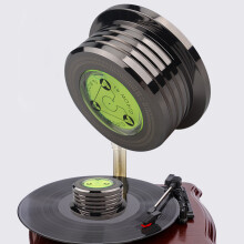 Plattenschrauber für Vinylplatten 50Hz Blasenwasserwaage Aluminiumlegierung 76x34mm
