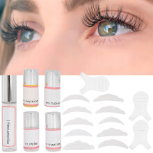 Eyelash Perming Kit with Nourishing Liquid Glue, 20ml, Curling Tool Set