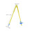 Drafting Compass for Teachers Geometry Tool for Math Large Compass for Whiteboard Demonstrations Teaching Tool for Classroom 2