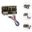 Car Audio Converter with Delay & Adjustable HF-LF Control, Compatible with Auto Amp/Subwoofer 3