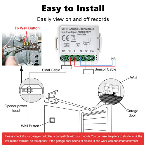 Tuya Smart Wi-Fi Garage Door Controller 2