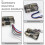 Car Audio Converter with Delay & Adjustable HF-LF Control, Compatible with Auto Amp/Subwoofer 7