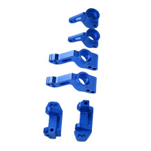 Aluminiumlegierung Vorder- und Hinterachse + Lenkung für RC Auto Slash 2WD Blau