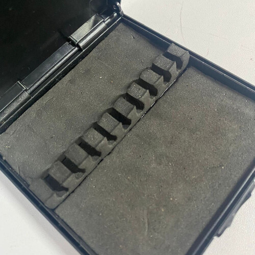Oboe Reed Storage Case Black 9.9 x 9 x 1.7 cm 9 pcs 2